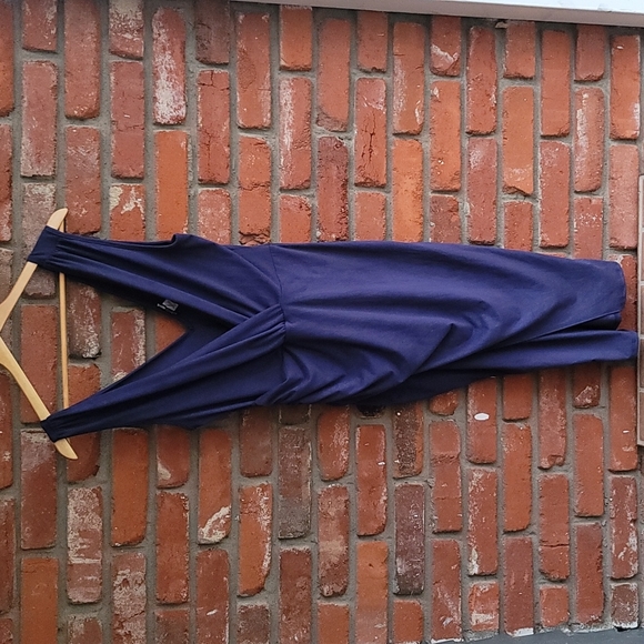 NTW Blue Suede-like Fashion Nova Dress. Med - Picture 1 of 8